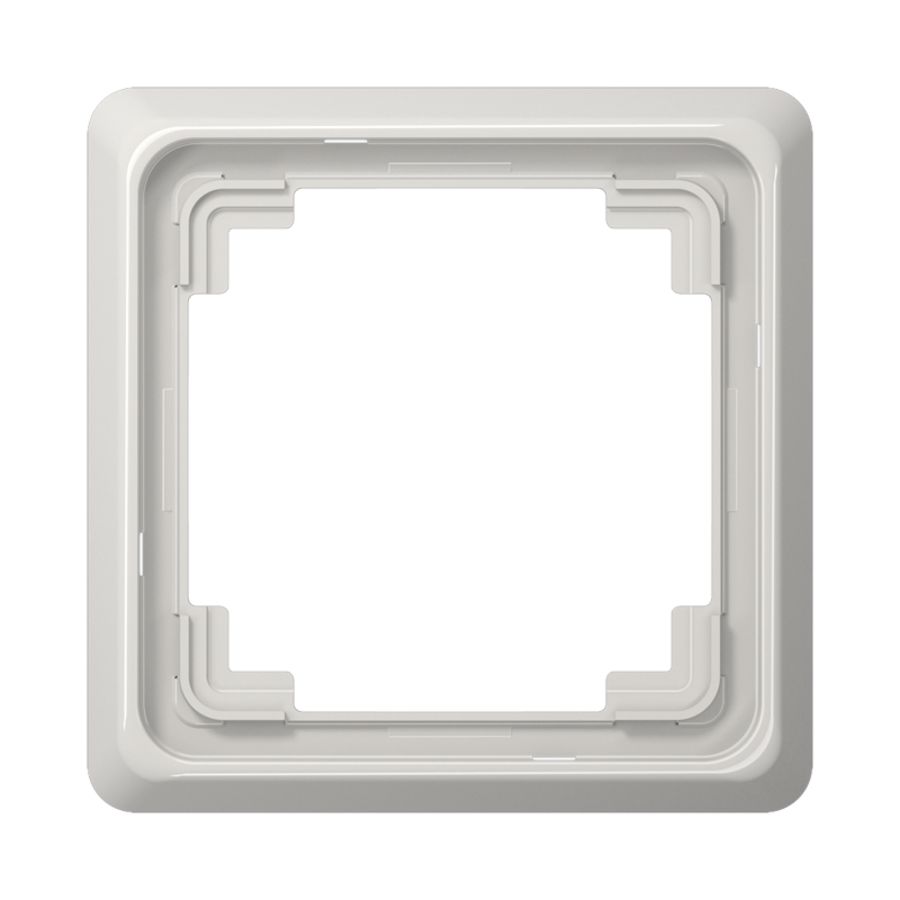 Afdekraam lichtgrijs 1-voudig CD-plus