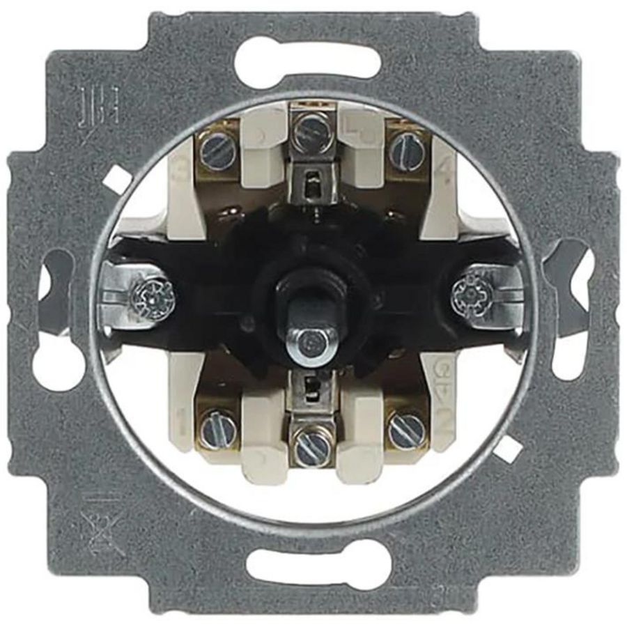 Inbouw jaloezieschakelaarsokkel schak-puls 2P 10 AX 250 V AC (2712 U)