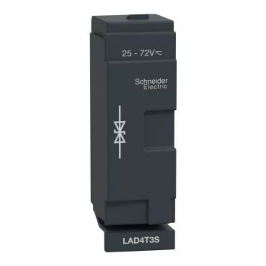 Ontstoringsmodule Bidir. Diode- 25-72V AC/DC -Acc. LC1D40-65
