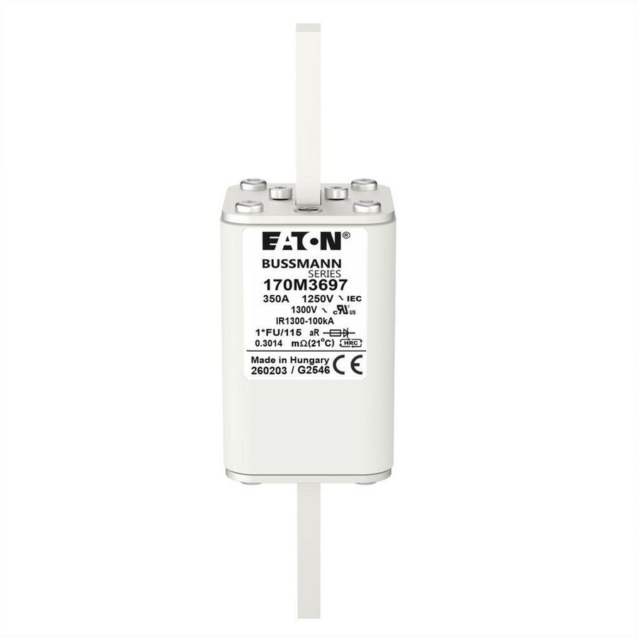 Zekering h. snelheid 350A AC 1250V 100kA compact 1 45 VVE=2