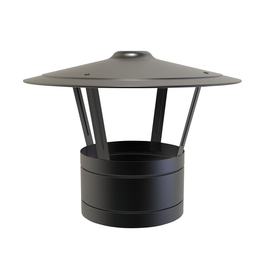 DW Ø250mm Regenkap zwart