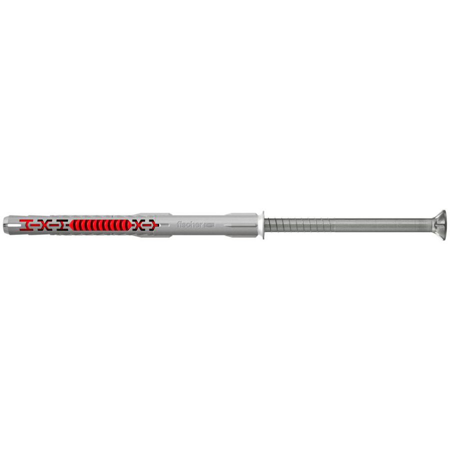 Constructieplug DuoXpand 10x100 T R verz. kop RVS VVE=50