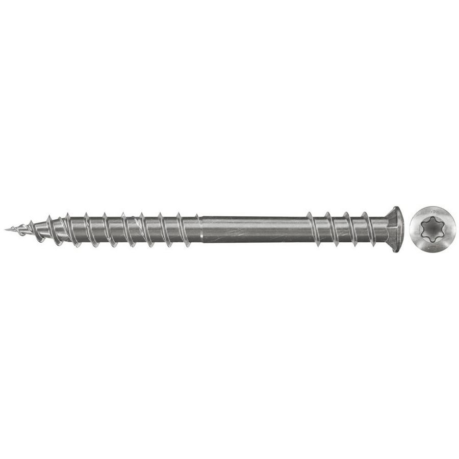 vlonderschroef 5.5x40mm verzonken kop rvs A2 TX VVE=200