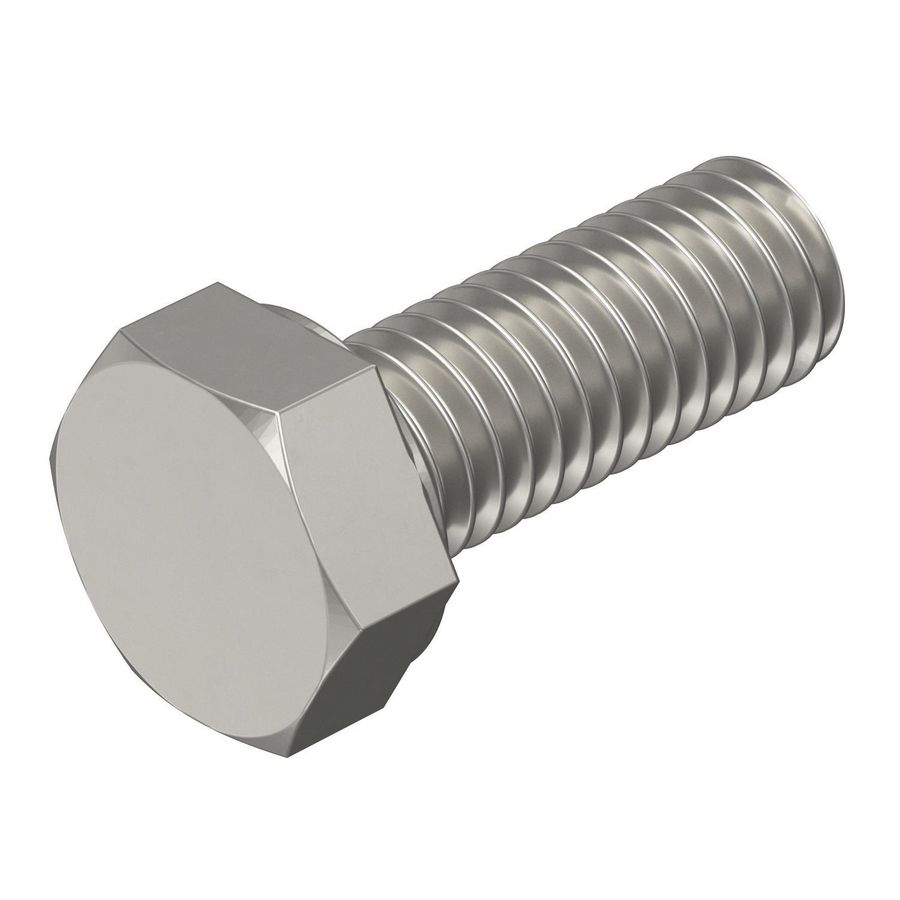 Zeskantbout M6x16mm rvs blank delt VVE=100