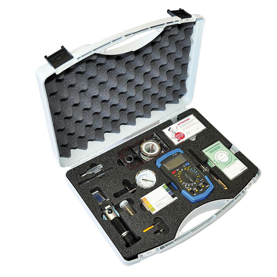 Servicekoffer voor drukgevulde zonne-installatie Remasol