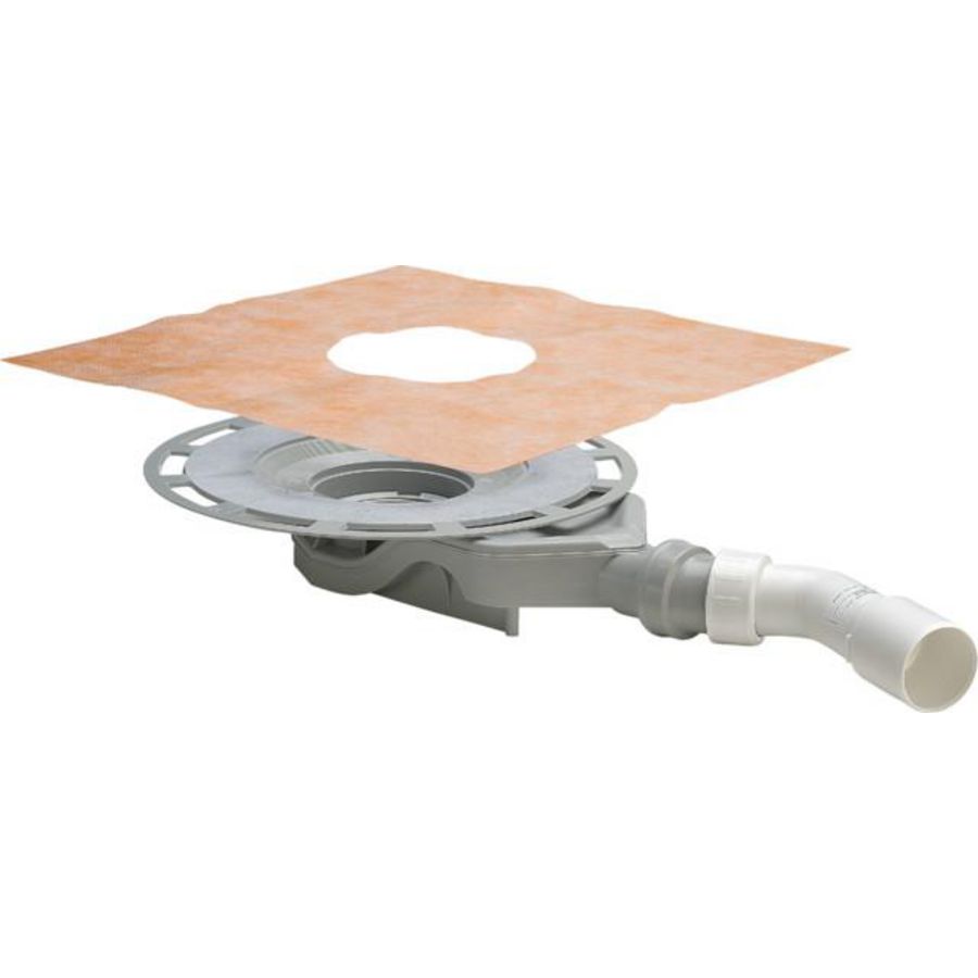 Badkamerafvoer DN40/50 kunststof/lichtgrijs 498063-687687