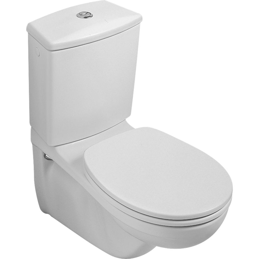 O.novo wandduoblokcloset 680mm wit diepspoel (excl. zitting / reservoir)