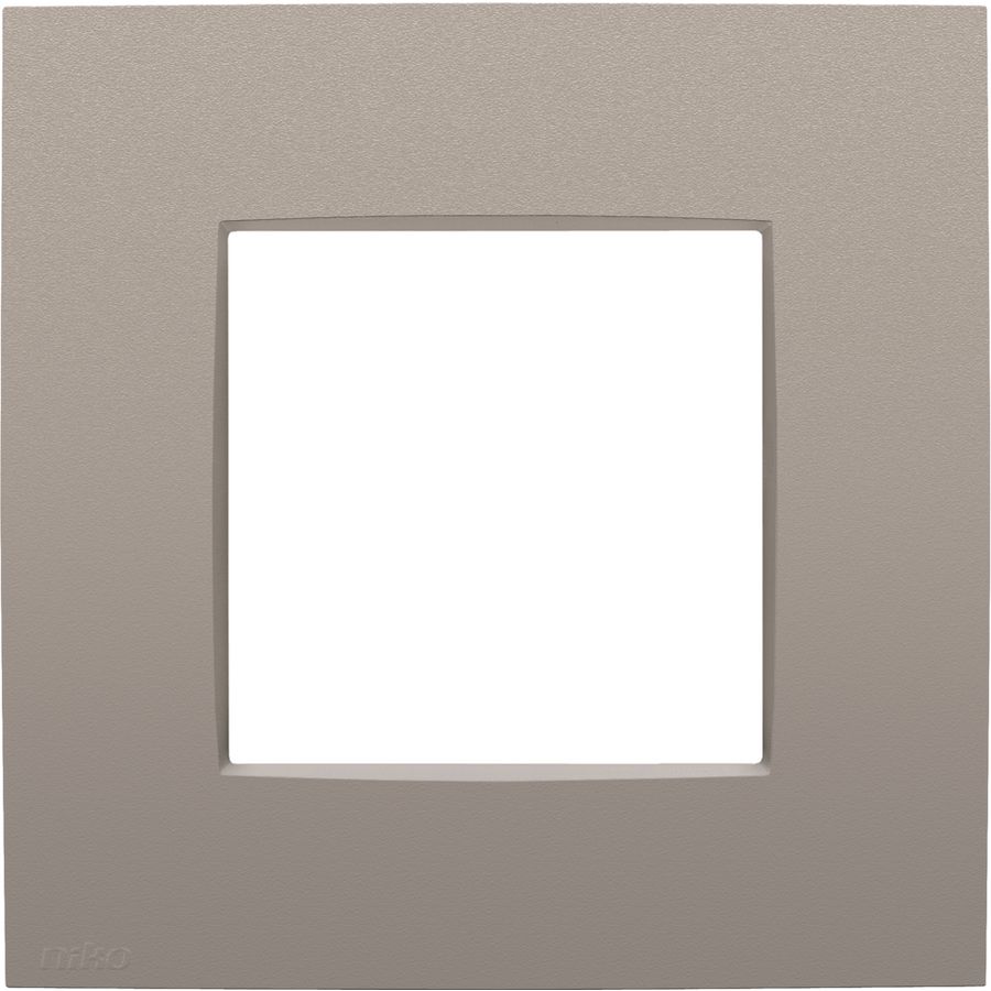 Enkelvoudige afdekplaat Niko Intense bronze coated VVE=40