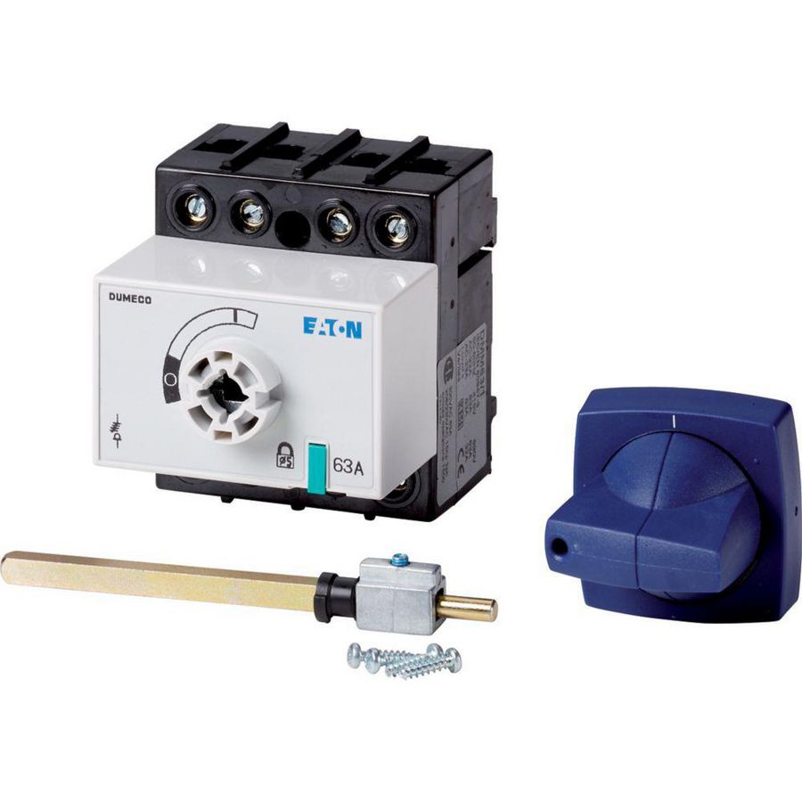 Lastscheider DUMECO 63A 3-polig +SN draaigreep K1CB as=156mm