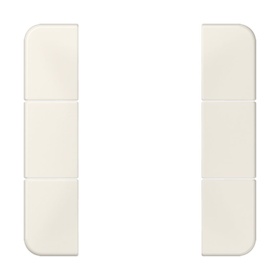 Tastafdekking compleet 3-voudig CD500 wit KNX