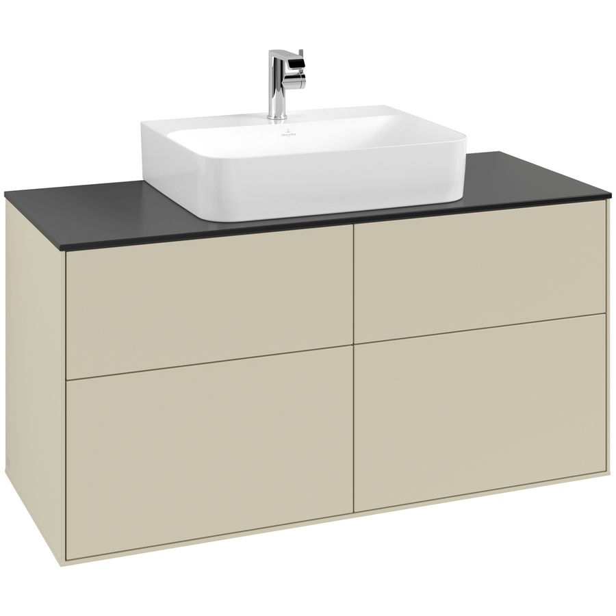 Wastafelonderkast Finion 1200x603x501mm S.Grey Matt Lacquer G13200HJ
