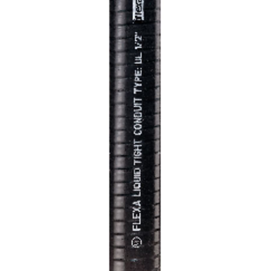Rol a 25m. Beschermslang met. PVC mant. 26,5x33mm UL AD1 zw.