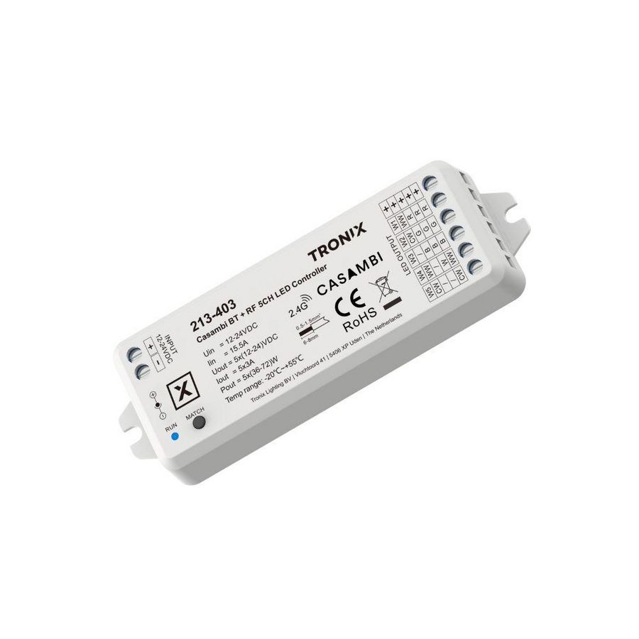 Casambi LED-controller SC/TW/RGB(W+TW) 12~24V