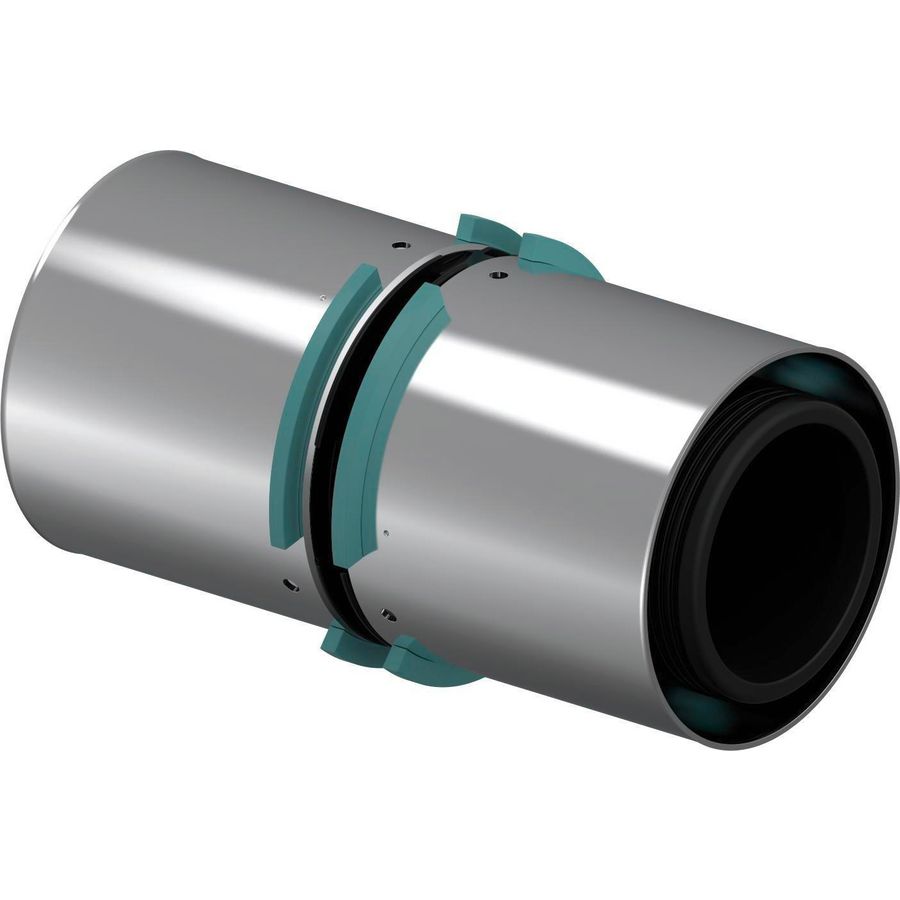 Rechte koppeling S-PRESS composiet PPSU 63mm