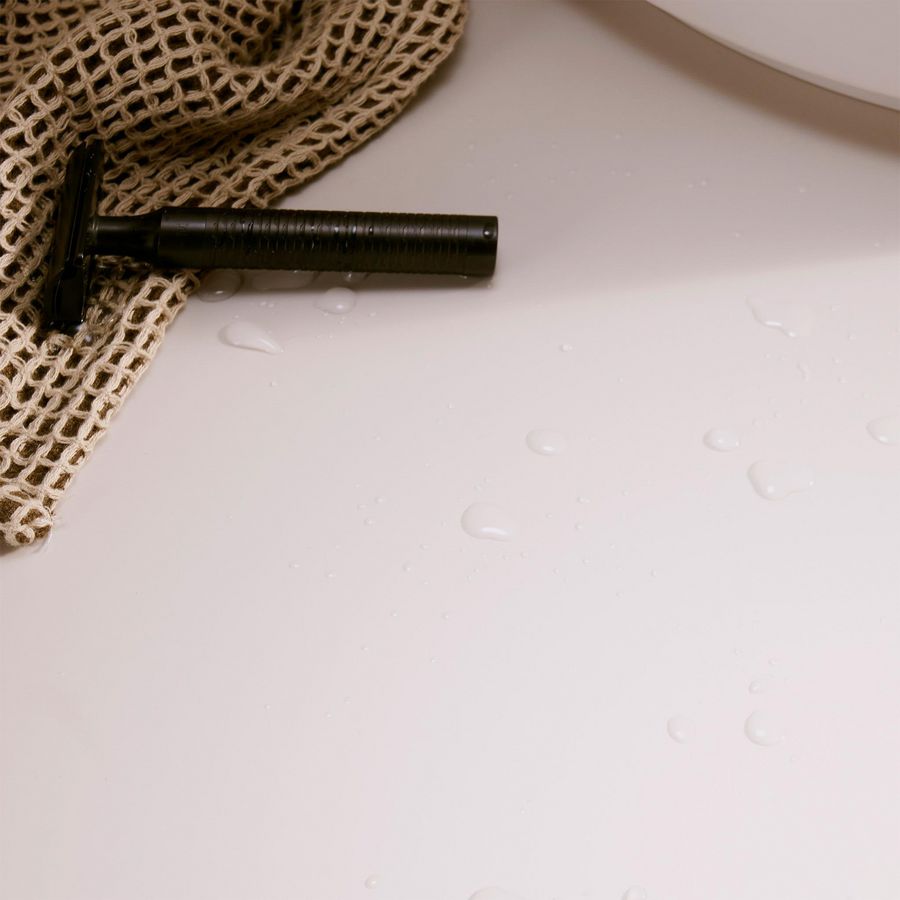 Console Xevolos E 1180/550 met uitsparing midden waskom z. kraangat SMB