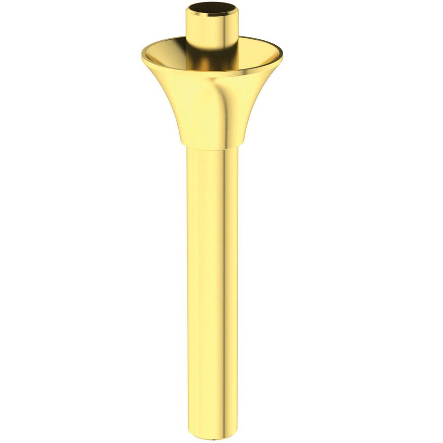 Douche-arm hoofddouche 55x55x180mm brushed gold La Dolce Vita