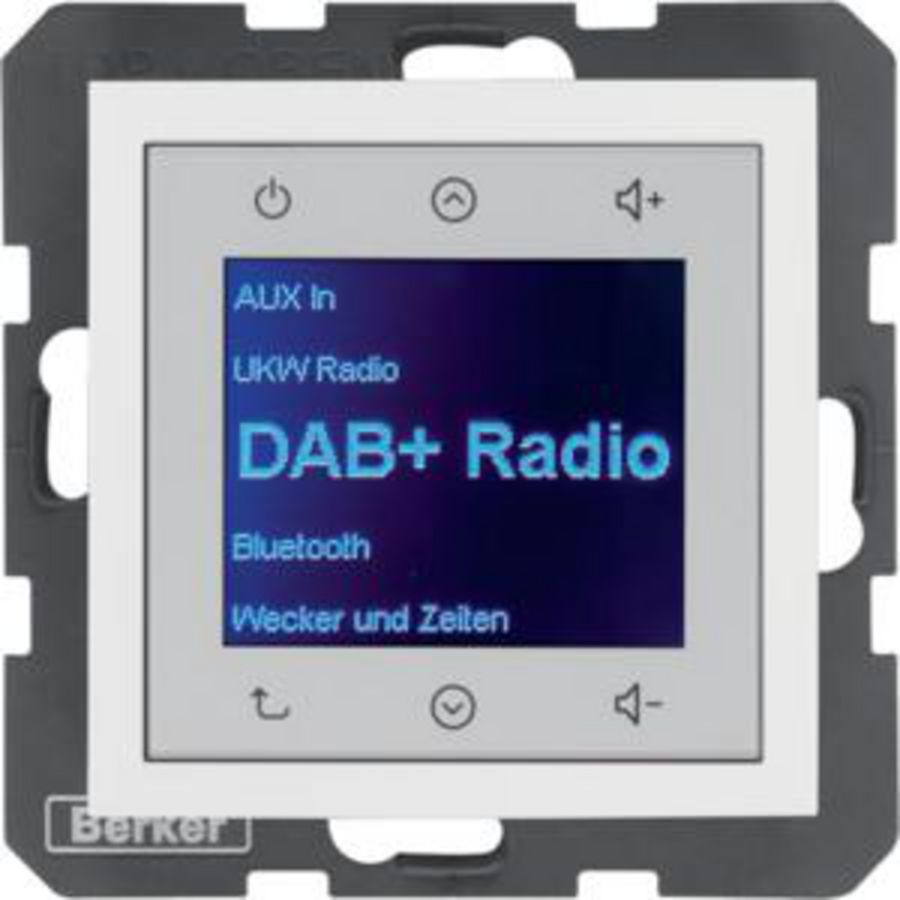 Radio Touch DAB+ Bluetooth berker S.1/B.3/B.7 polar wit glans