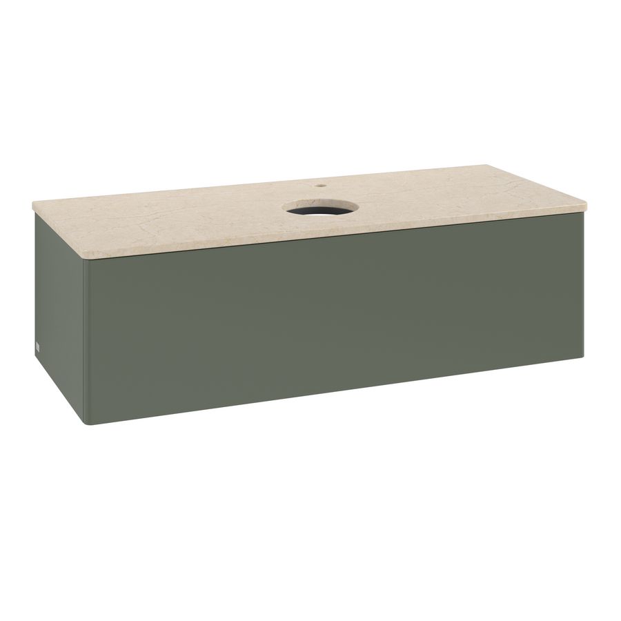 Wastafelonderkast Antao 1200x360x500mm L.Green Matt Lacquer L32053HL
