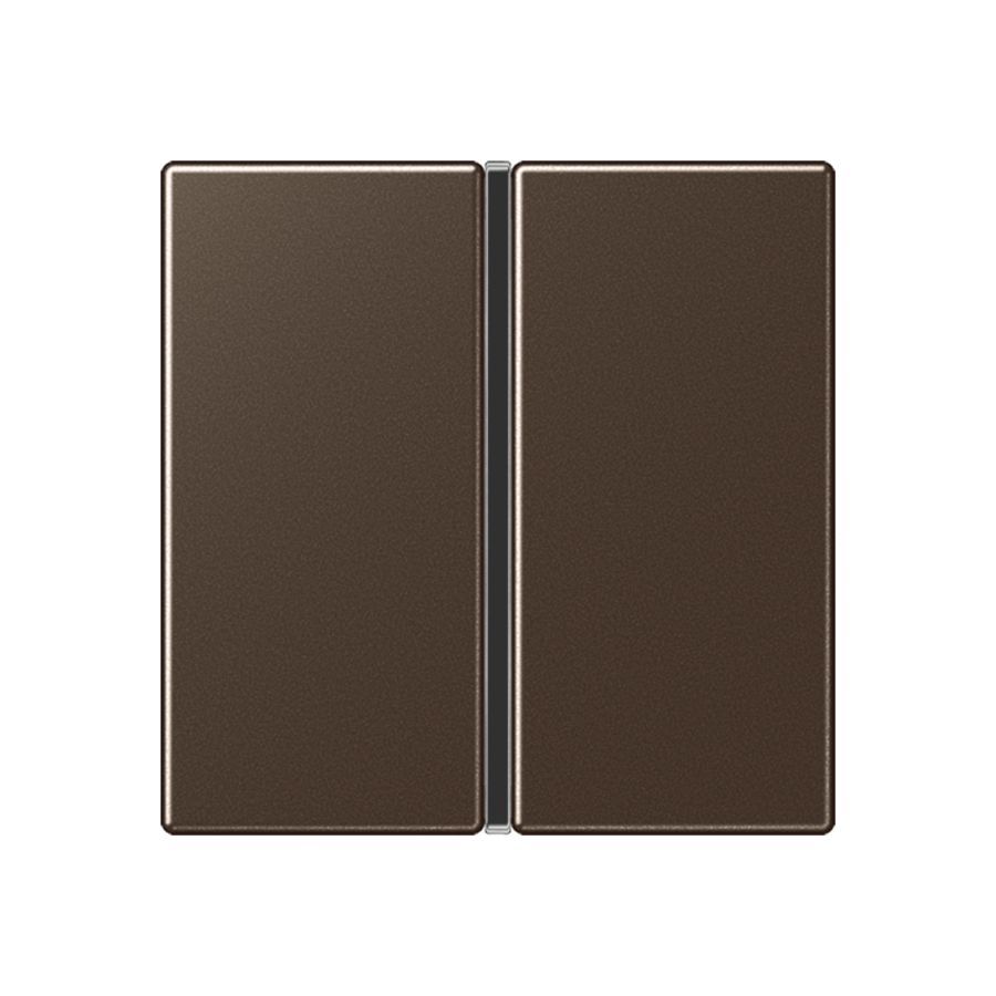 Tastafdekking compleet 1-voudig A500 mokka KNX