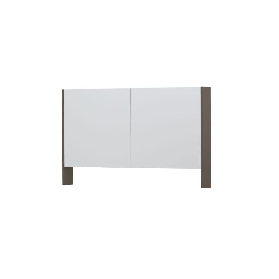 INK SPK3 Spiegelkast 2dr & open planchet Mat taupe 120x74