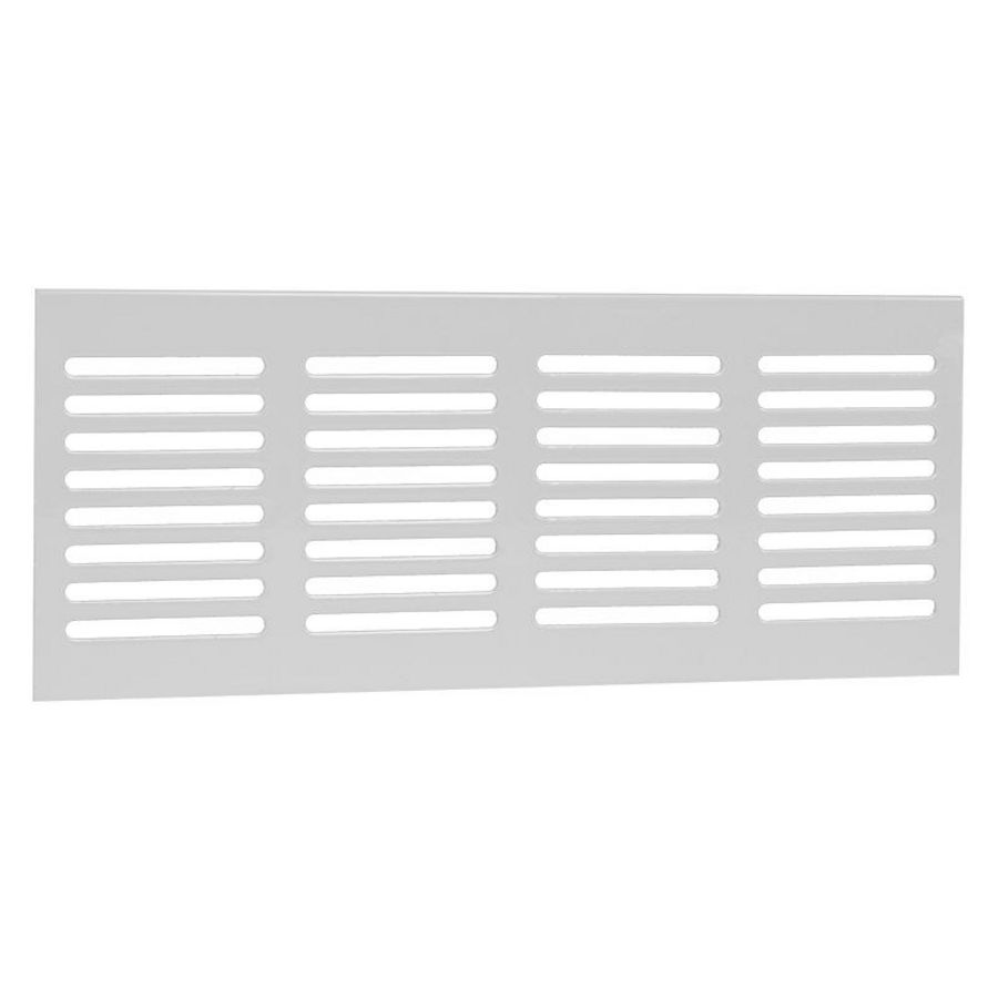 ALU plintrooster 200x80mm wit