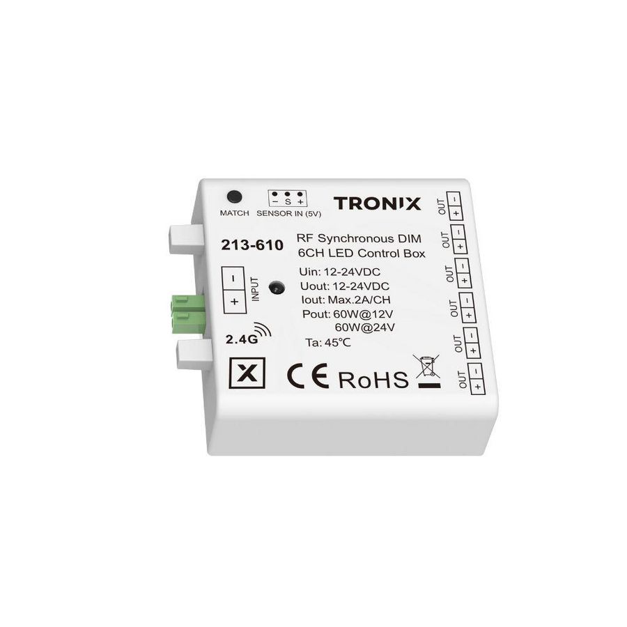 Easy/sensor connect controller RF/Sensor 6 uitgangen