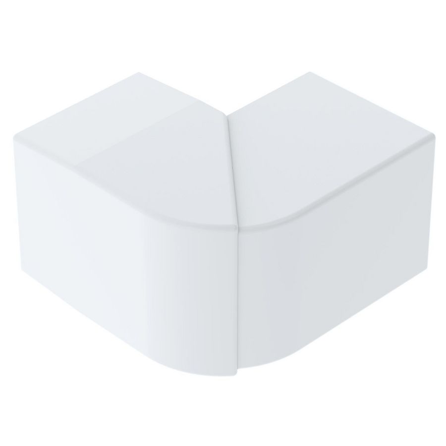 Buitenhoek LE 40x90 9010 100x90x100 polycarbonaat VVE=4