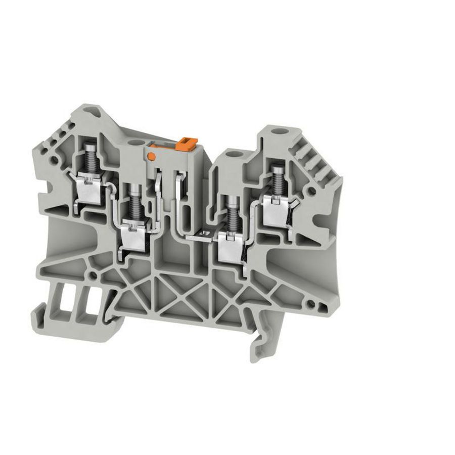 Scheidingsklem grijs 4mm² 27A 500 V, VVE=50