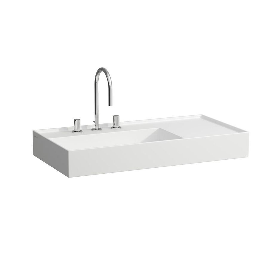 Wast. sAPhirkeramik afleg rechts 900x460mm m. kr.g. z.overl.