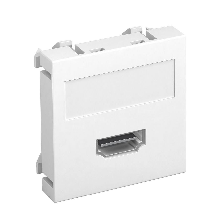 Draagplaat HDMI connector met schroefaansl. 45x45mm 6104802