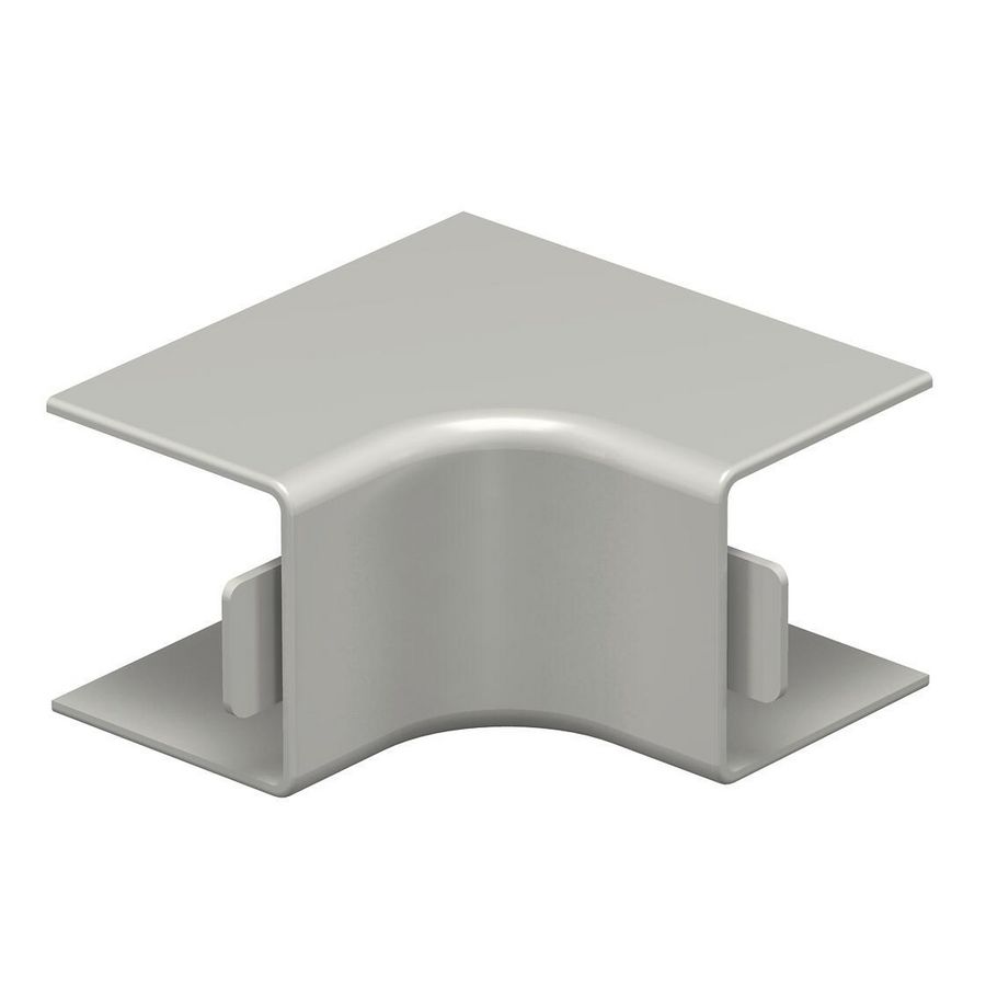 Binnenhoek 25x25mm polyvinylchlorid steengrijs VVE=4