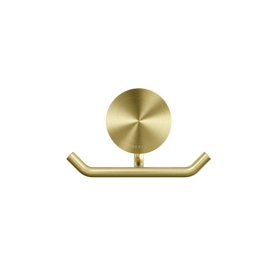 Handdoekhaak dubbel Gold OPAL