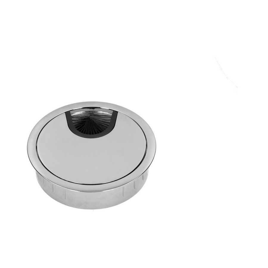 Bureaudoorvoer zamak 80mm chroom glans