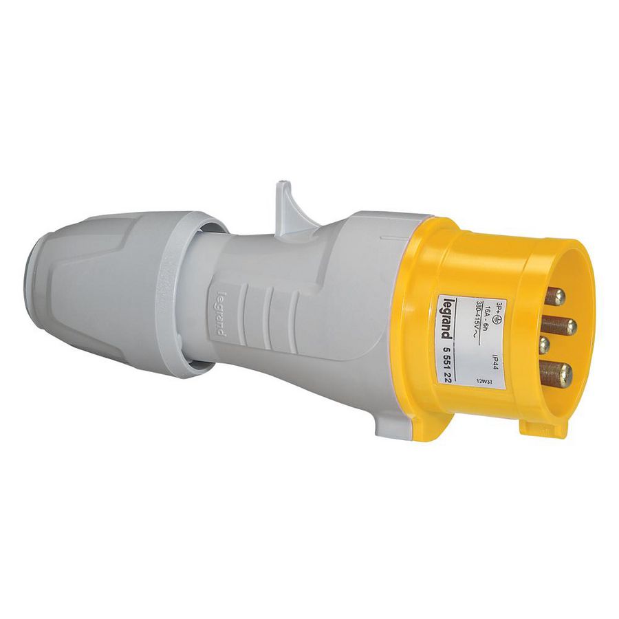 Stekker recht 110V 16A 4-polig IP44 P17 Tempra Pro