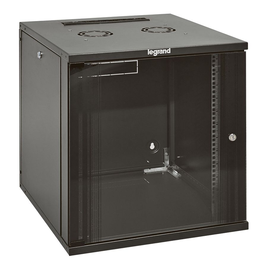 Wandkast 19" 21U 600x600mm plat Linkeo
