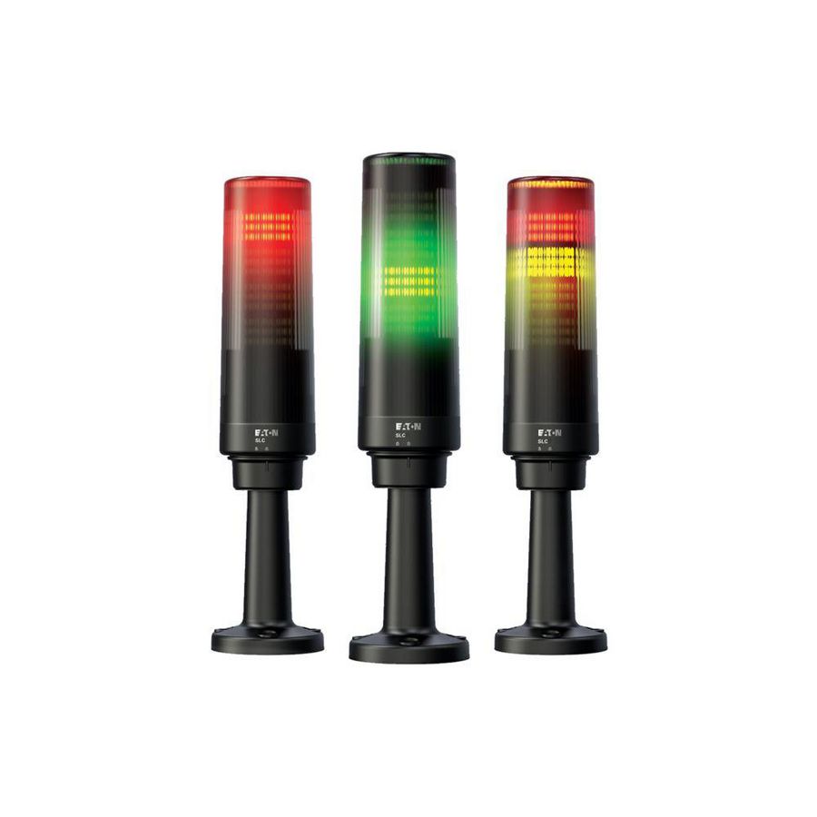 Signaalzuil rood geel groen 24V AC/DC 22mm/M12 plug