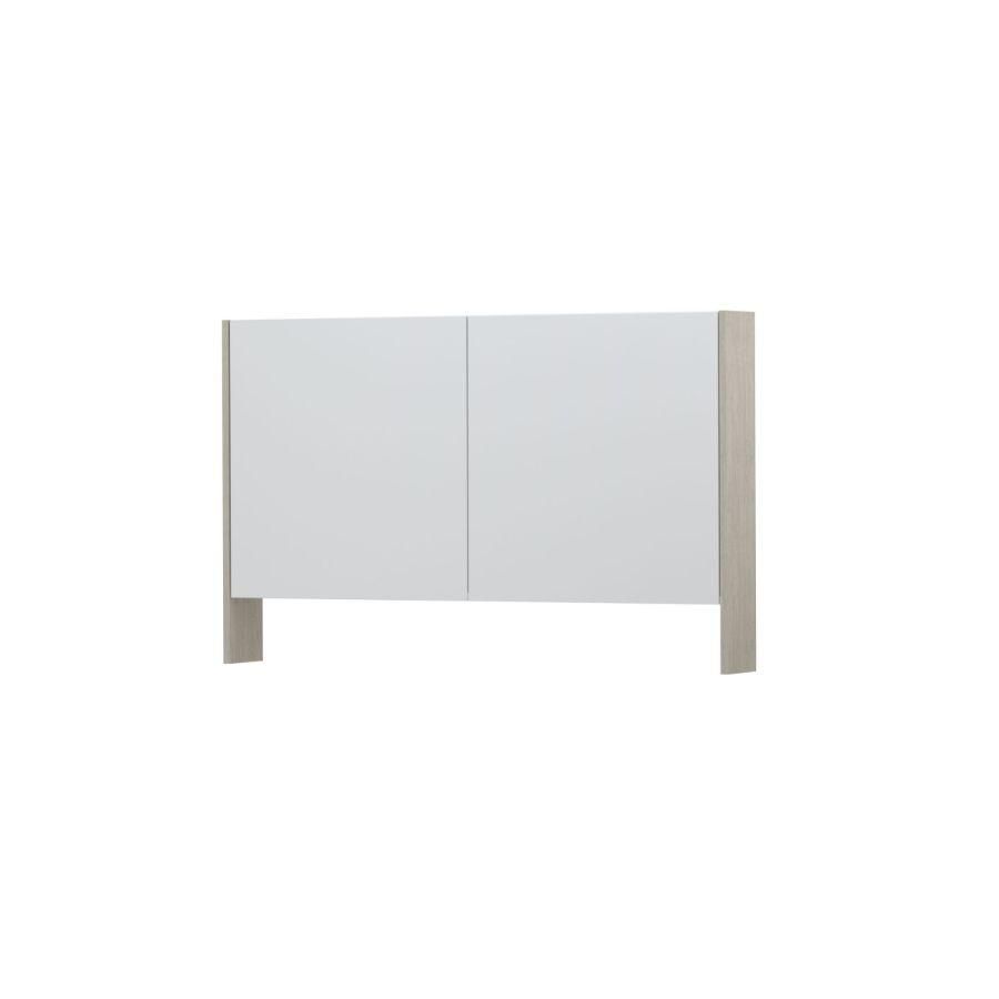 INK SPK3 Spiegelkast 2dr & open planchet Krijt wit 120x74