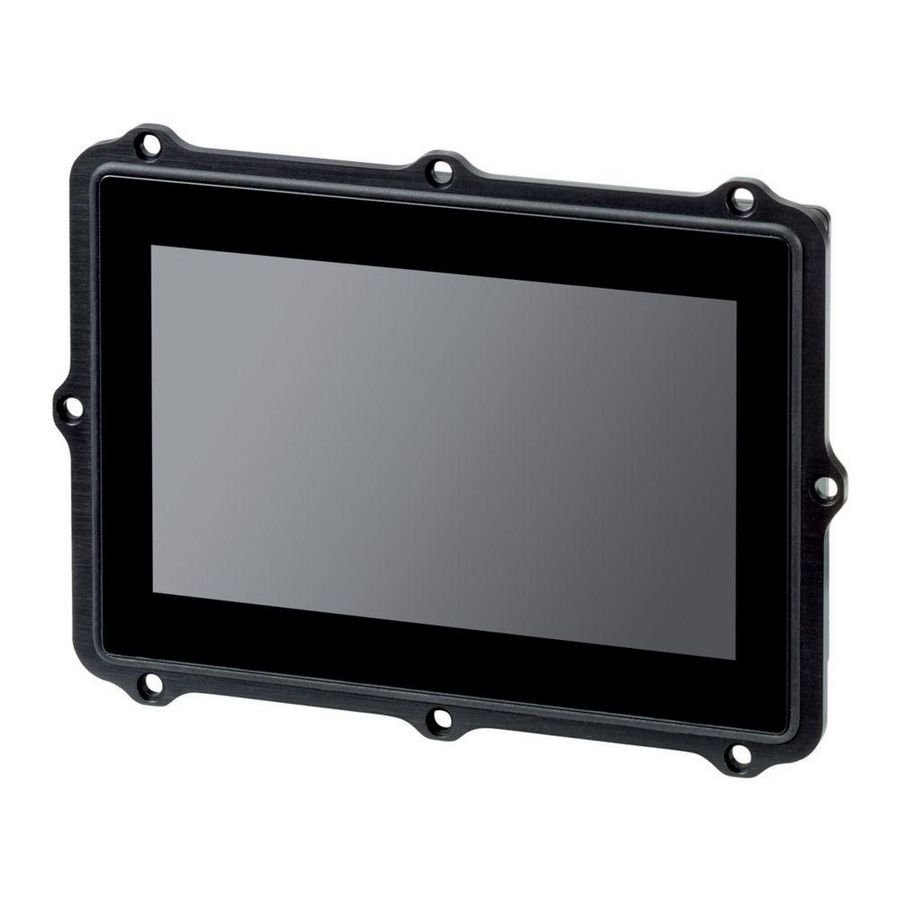 HMI /PLC 7", TFT color, capacitieve touch, 1x Ethernet, 2xUS