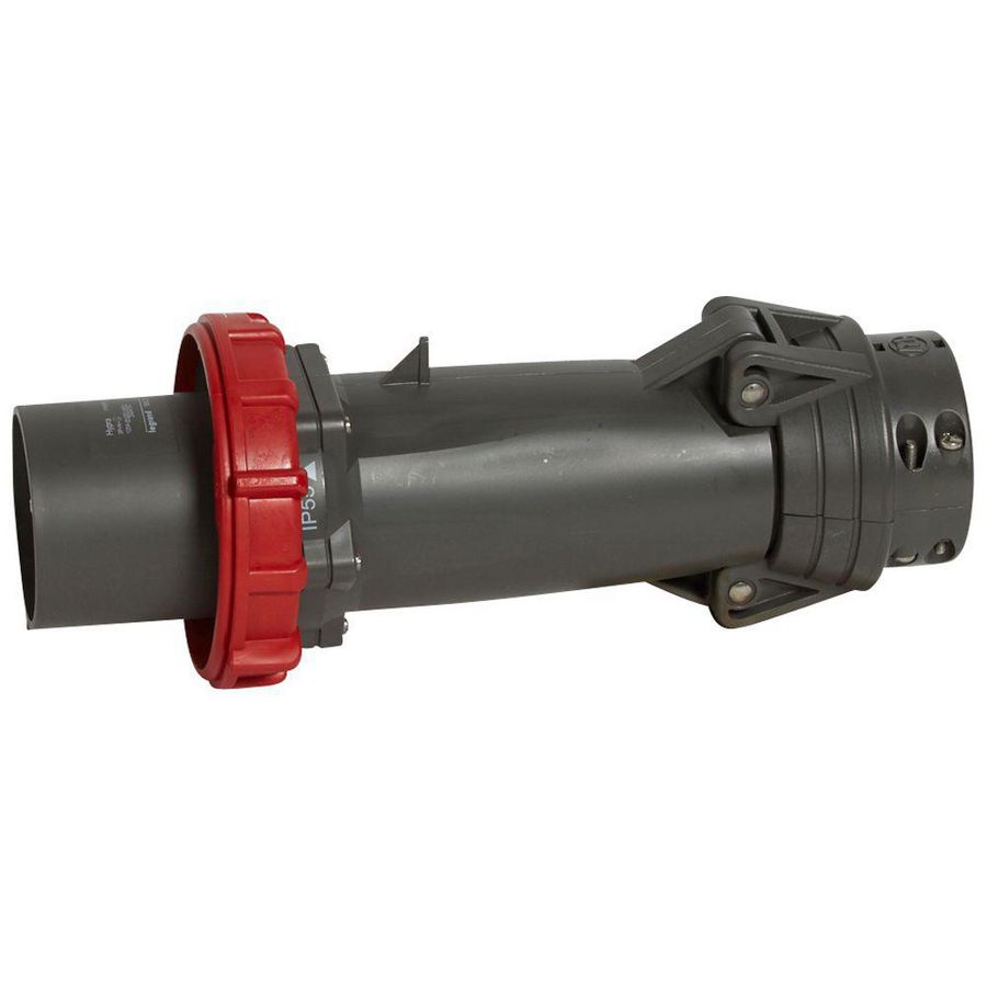 Stekker recht 400V 125A 5-polig IP67 kunststof Hypra