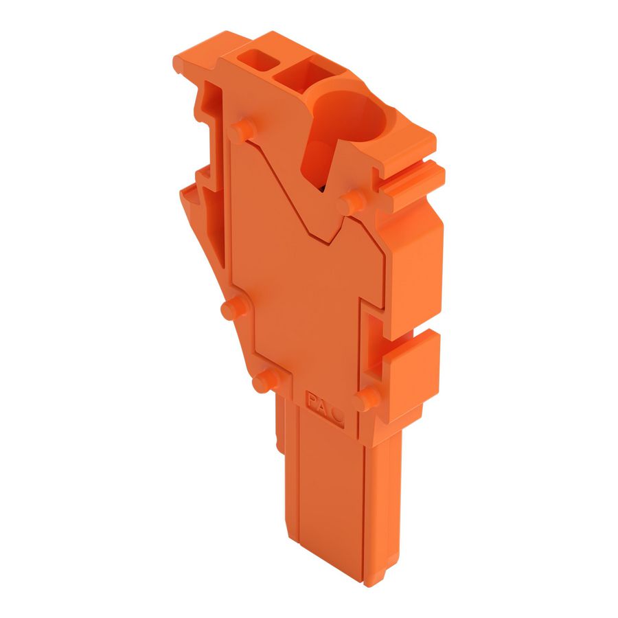 1-draads tussenmodule FE steker Push-in 4 mm² oranje VVE=250