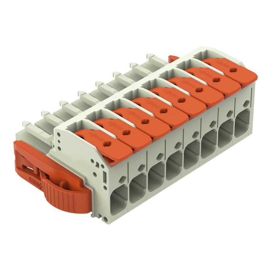 1-draads FE steker Hendel li.grijs 831-1108/038-000 VVE=12