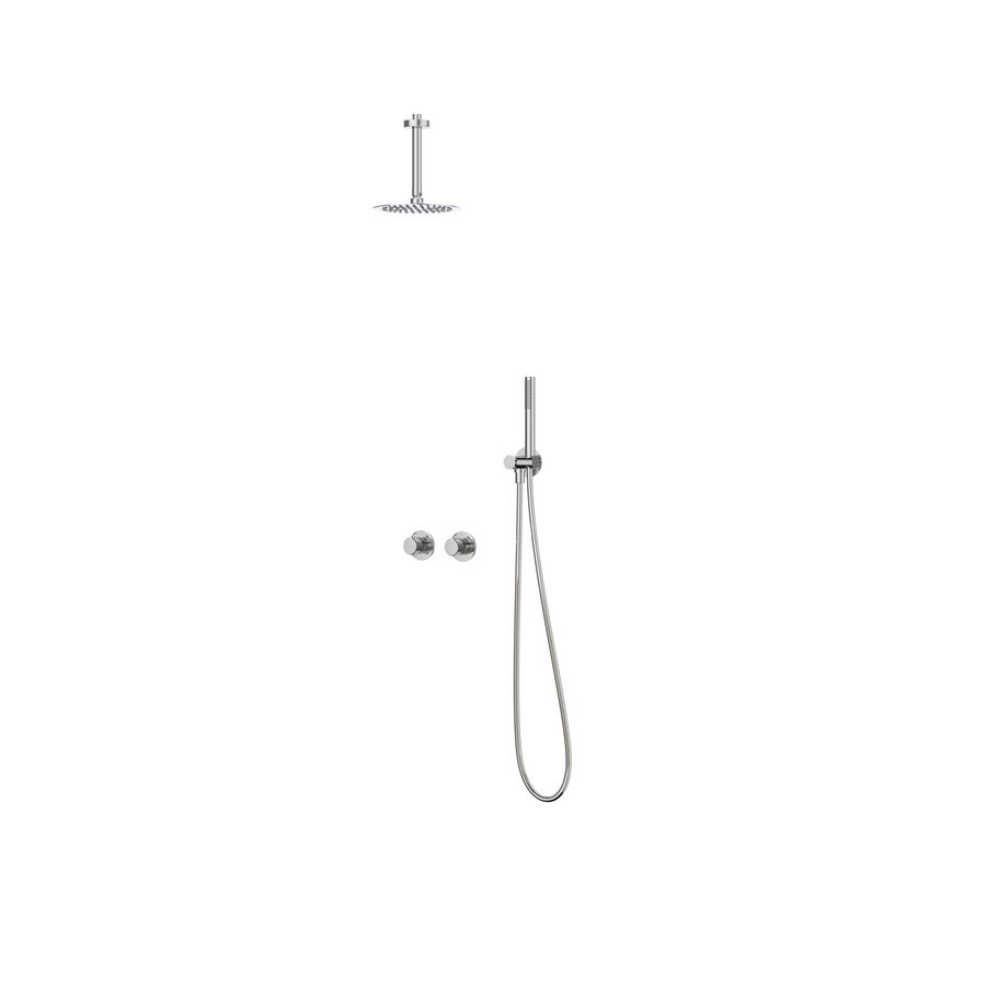 Afbouwdeel regendouche IVY combiset Nexus 3 inbouwthermostaat chroom CSN3EXCRAABC excl. inbouwbox