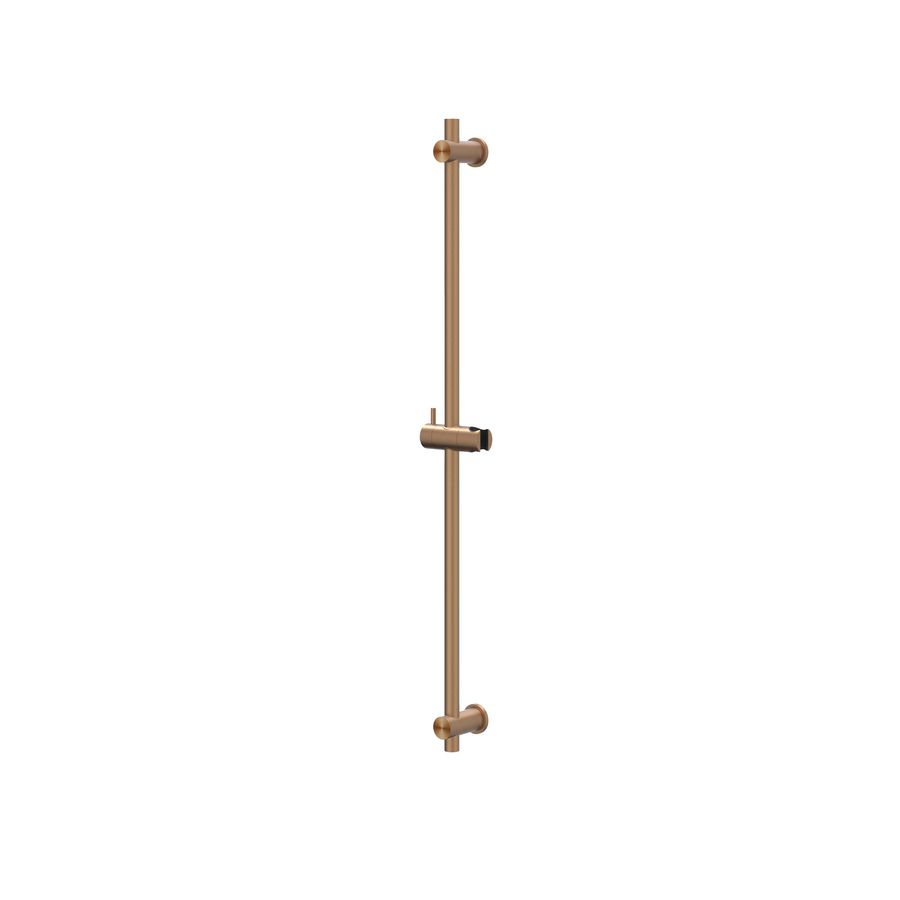 Glijstang 90cm rvs geborsteld mat koper