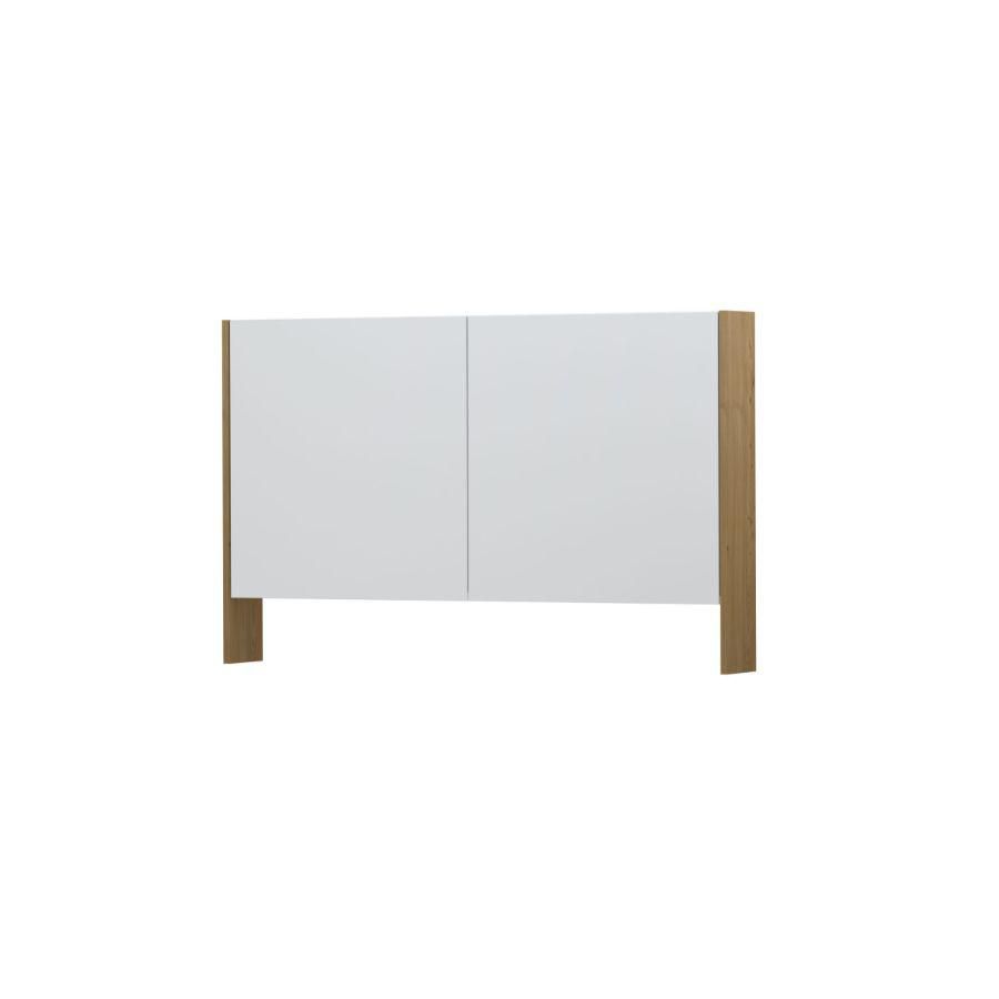INK SPK3 Spiegelkast 2dr & open planchet Natur fineer 120x74