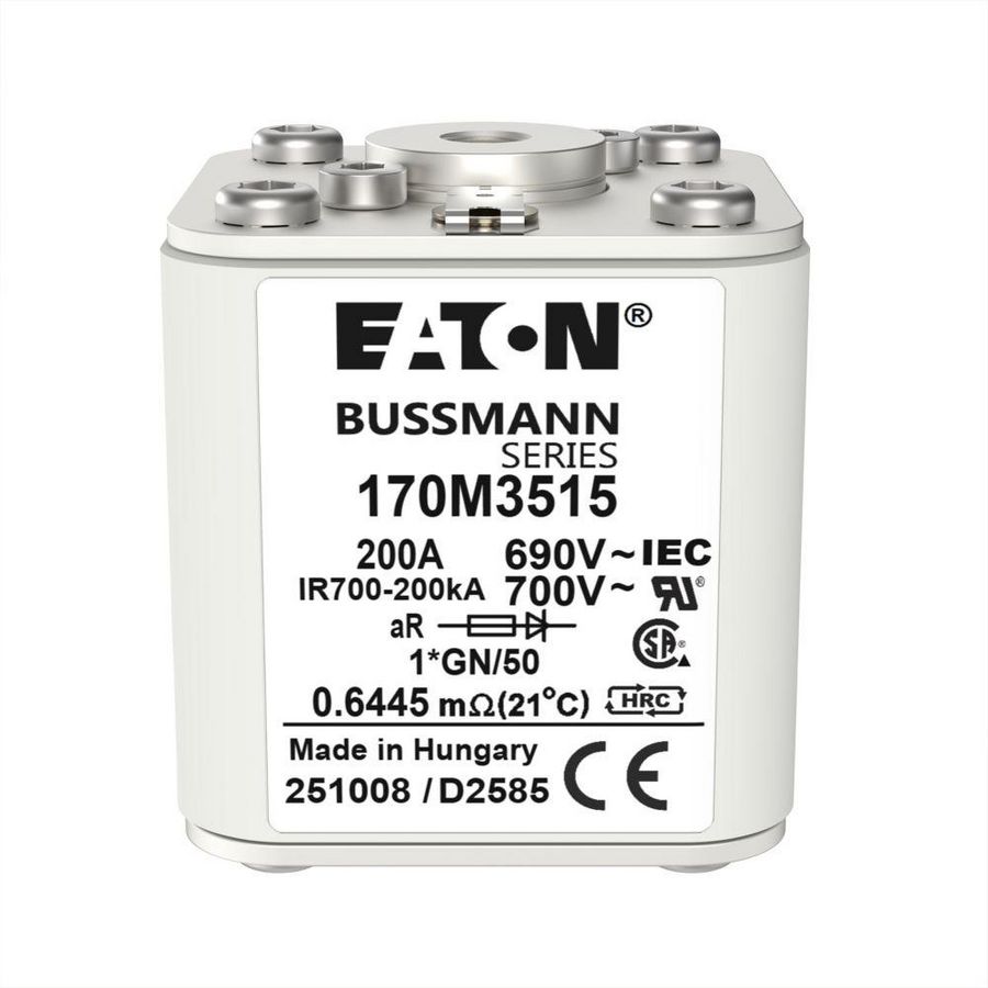 Zekeringelement FUSE 200A 690V 1GN/50 AR UC VVE=6