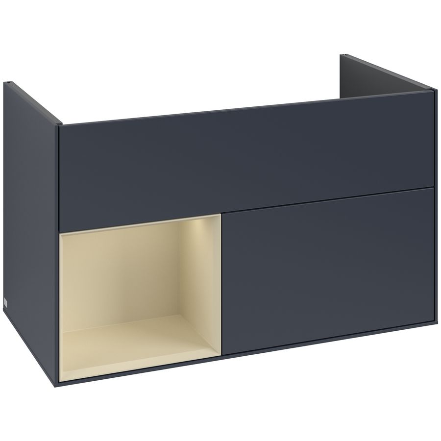 Wastafelonderkast Finion 996x591x498mm Mid.Blue Matt Lacquer G030HJHG