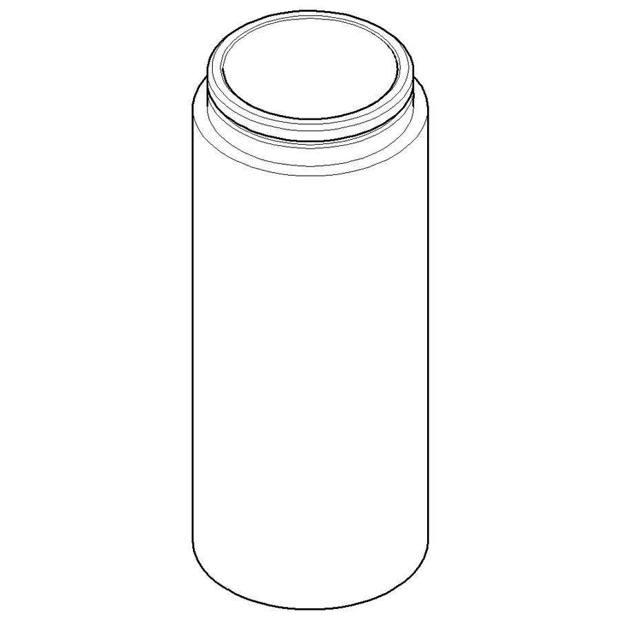 Lichaam 48x120mm Platina gebors.