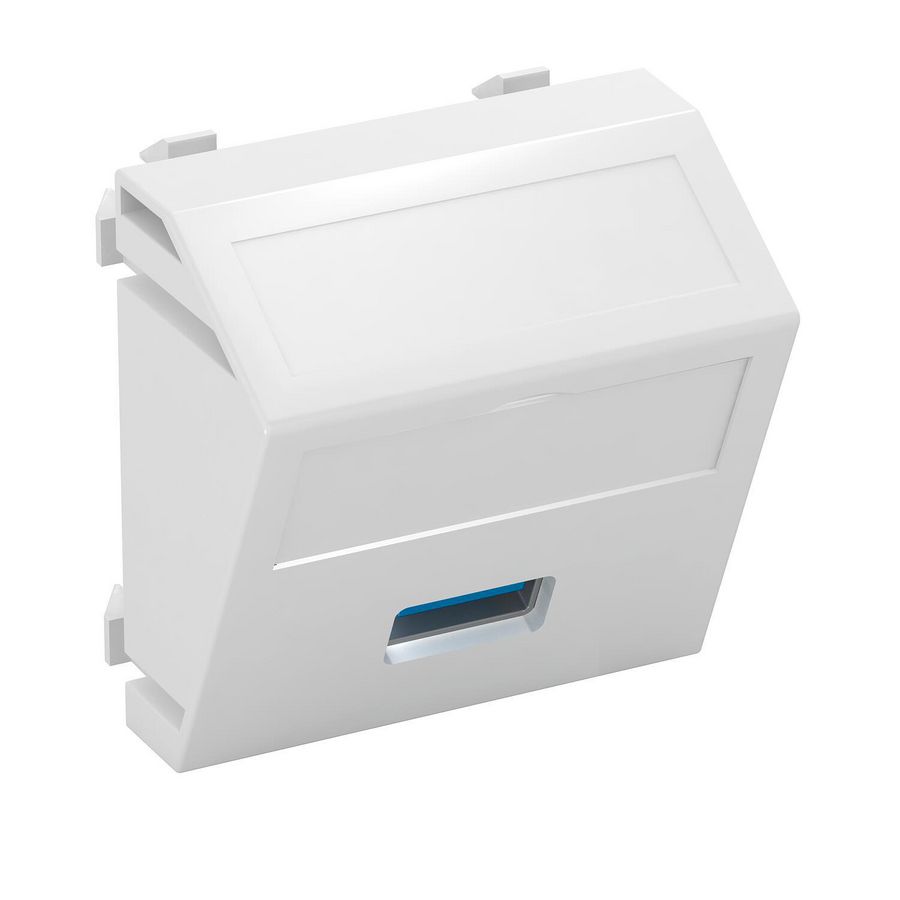 Draagplaat USB 3.0 A connector schroefaansl. 45x45mm 6104886
