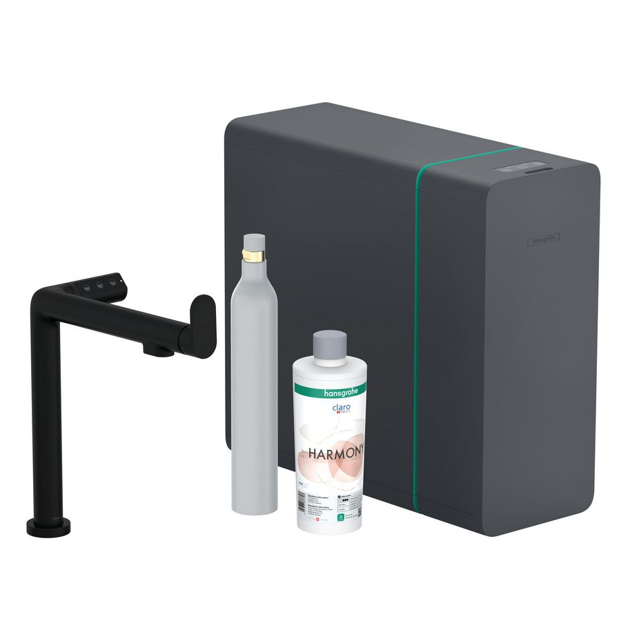 Aqittura M91 SodaSystem 240 1 straalsoort starter set mat zwart