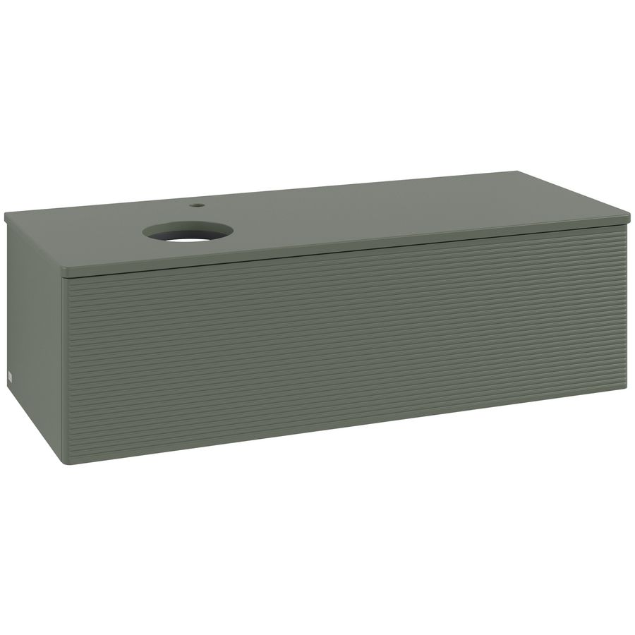Wastafelonderkast Antao 1200x360x500mm L.Green Matt Lacquer L33150HL